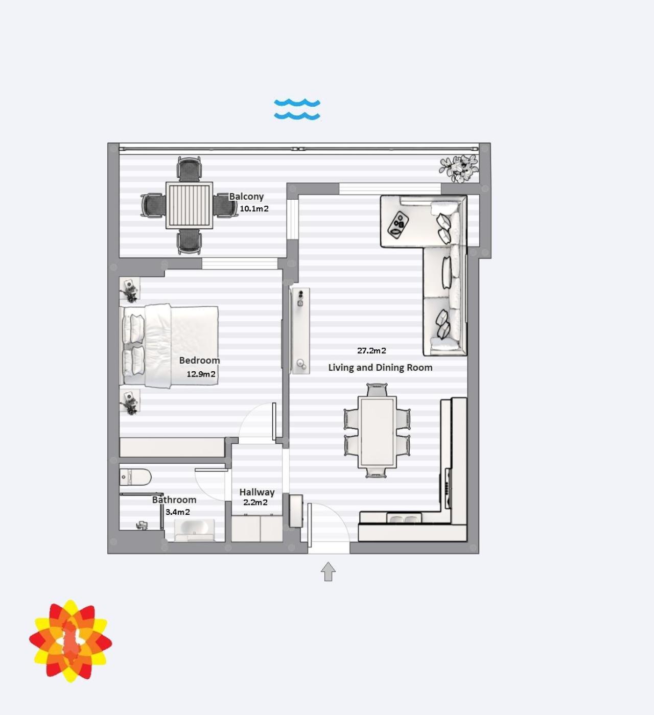 Rose Sea View Apartment Σαράντα Εξωτερικό φωτογραφία
