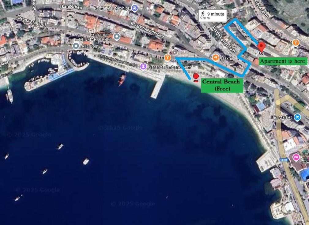 Rose Sea View Apartment Σαράντα Εξωτερικό φωτογραφία